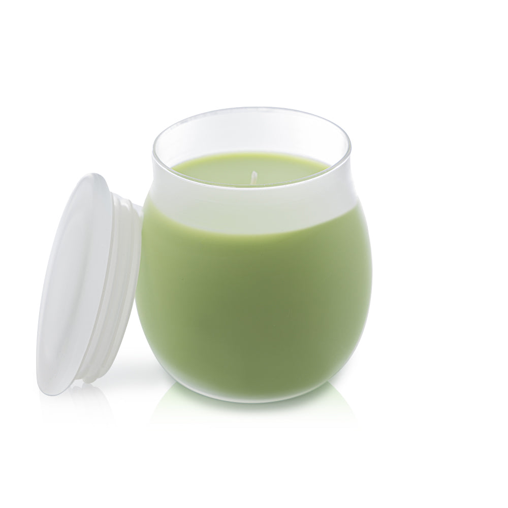 ILLUMINATIONS Pineapple Cilantro Frosted Scented Candle