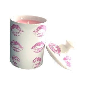 Kiss Kiss Pink Scented Candle